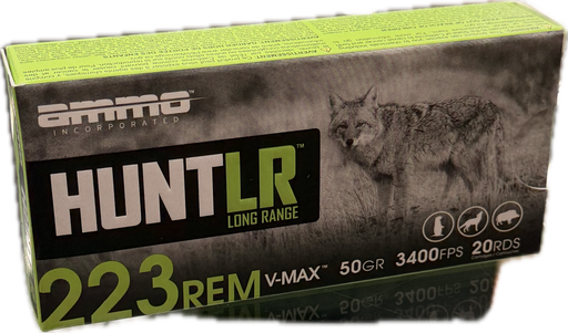AMMO INC CENTERFIRE 223 REM 50 GR V-MAX 20 PK