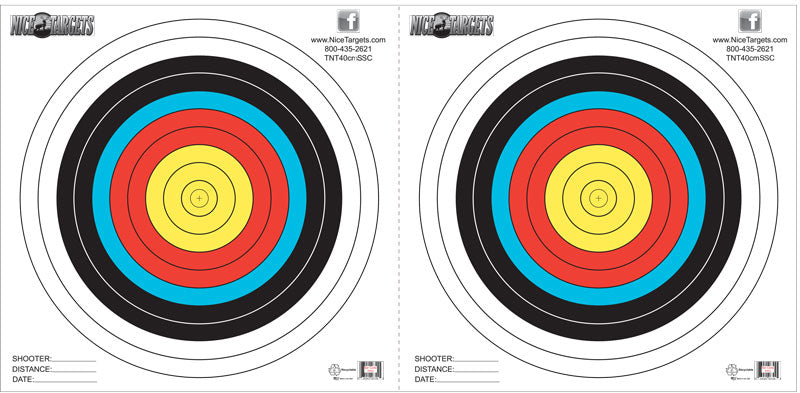 NICE TARGET 40CM 3 SPOT COLOR TARGET