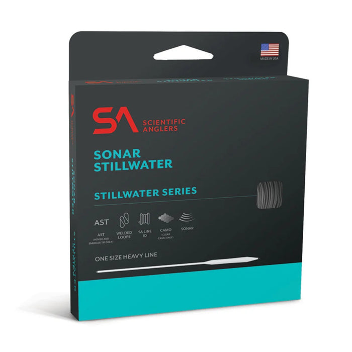 SCIENTIFIC ANGLERS SONAR STILLWATER CLEAR MIDGE TIP FLY LINE (ORANGE/LT OLIVE) [FLYLINEWEI:WF-6-F/I]