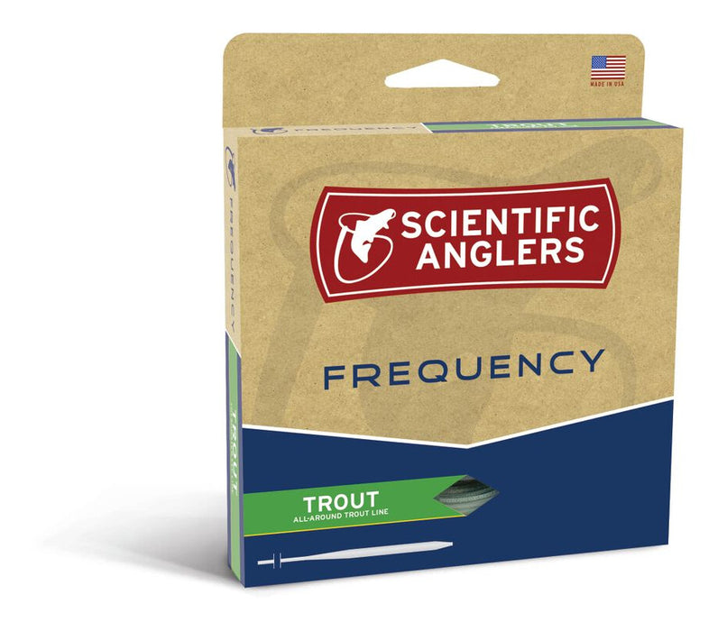 SCIENTIFIC ANGLERS FREQUENCY TROUT DOUBLE TAPER FLY LINE MIST GREEN [FLYLINEWEI:DT-3-F]