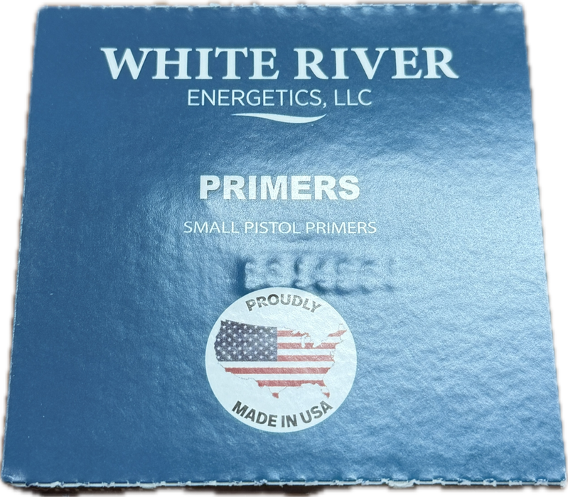 WHITE RIVER PRIMERS SMALL PISTOL 100 PK