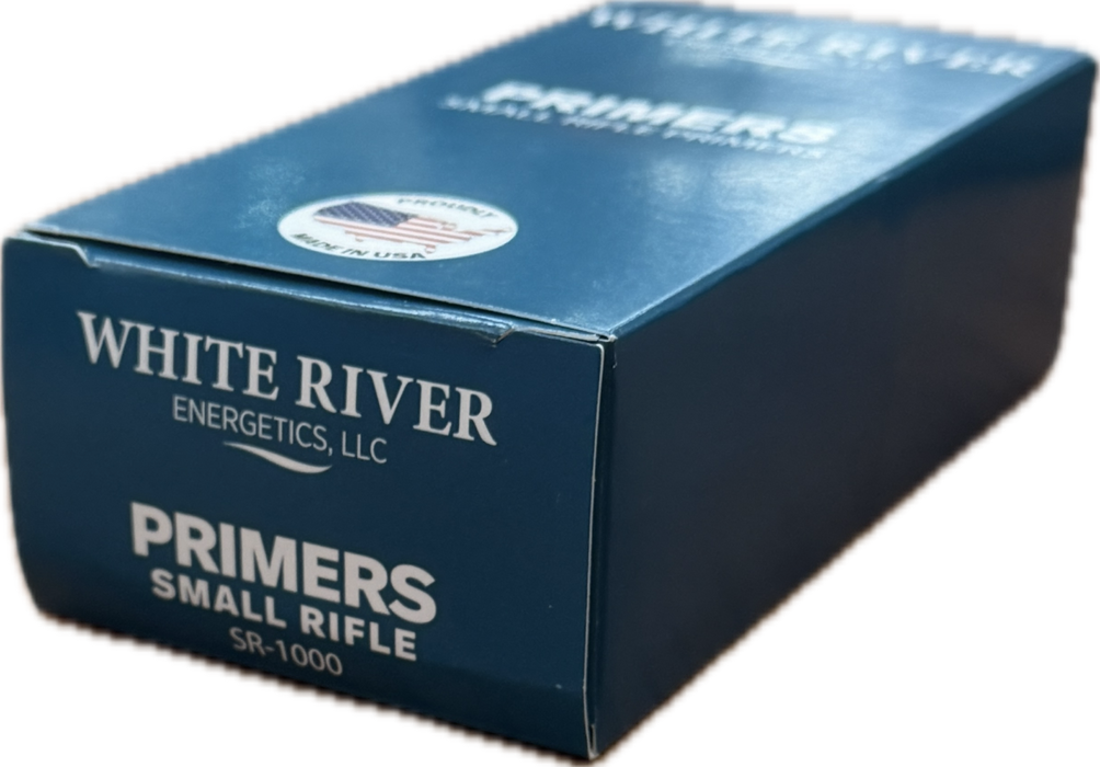 WHITE RIVER PRIMERS SMALL PISTOL #1-1/2 1000 PK