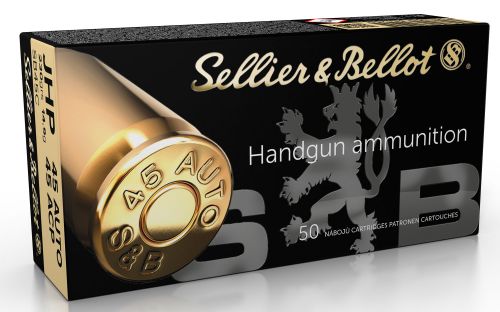 SELLIER & BELLOT CENTERFIRE 45 AUTO 230GR JHP 50 PK