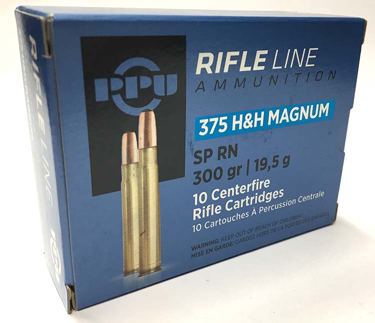 PPU CENTERFIRE 375 H&H 300 GR SP 10 PK