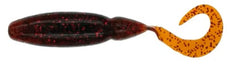 BIWAA CURLY GRUB 2.5" BLOODWORM [LURECOLOUR:BLOODWORM]