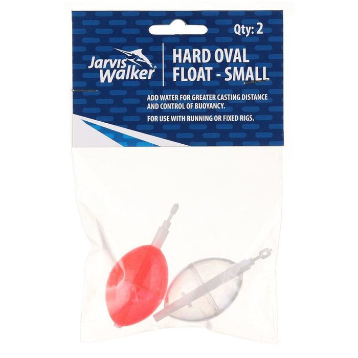 JARVIS WALKER FLOAT HARD OVAL RED/CLEAR SMALL 2PK