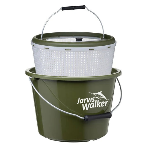 JARVIS WALKER LIVE BAIT BUCKET 10L GREEN