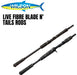 WILSON LIVE FIBRE BLADE N TAILS 6'8" 20-40LB 1PCE BAITCAST ROD [RODSIZE:6'8" 20-40LB BAITCAST]