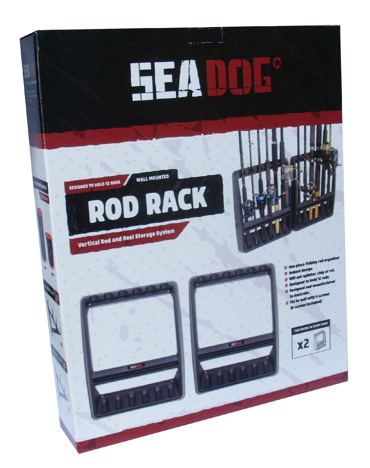 SEA DOG ROD RAK VERTICAL 2 PACK — H Rehfisch & Co