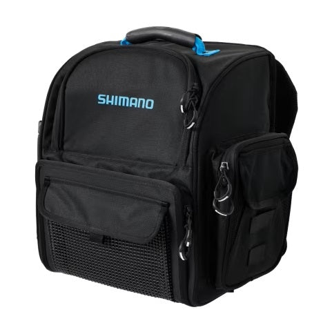 SHIMANO BACKPACK MEDIUM WITH TACKLE BOXES BLACK/BLUE (2025)