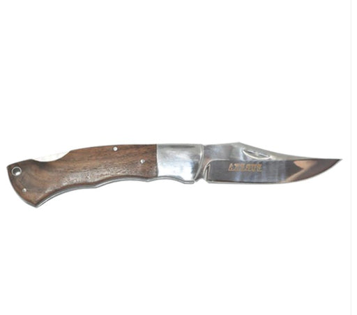 EUREKA HUNTING MUSTER WALNUT FOLDING POCKET KNIFE WITH SHEATH