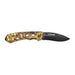 EUREKA HUNTING HUNTER CAMP FOLDING POCKET KNIFE WITH SHEATH