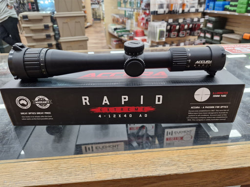 ACCURA RAPID EXTREAM 4-12X40 ILLUMINATED BDC RET 30MM