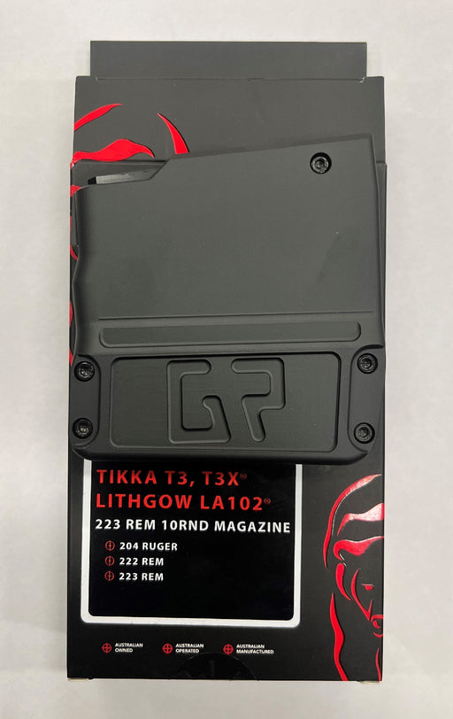 GRIZZLY TIKKA/LITHGOW 204 RUG-222REM-223REM 10 RND MAGAZINE