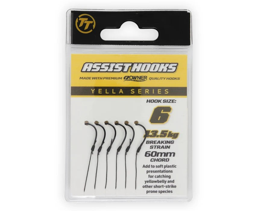 TT ASSIST HOOKS YELLA SERIES #6 60MM