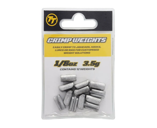 TT CRIMP WEIGHTS 1/8OZ 12PK [LURESIZE:1/8OZ]