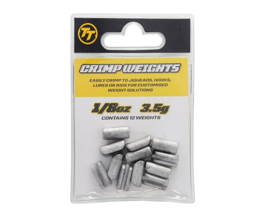 TT CRIMP WEIGHTS 1/8OZ 12PK [LURESIZE:1/8OZ]