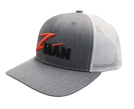 ZMAN TRUCKER CAP PREMIUM GREY/WHITE