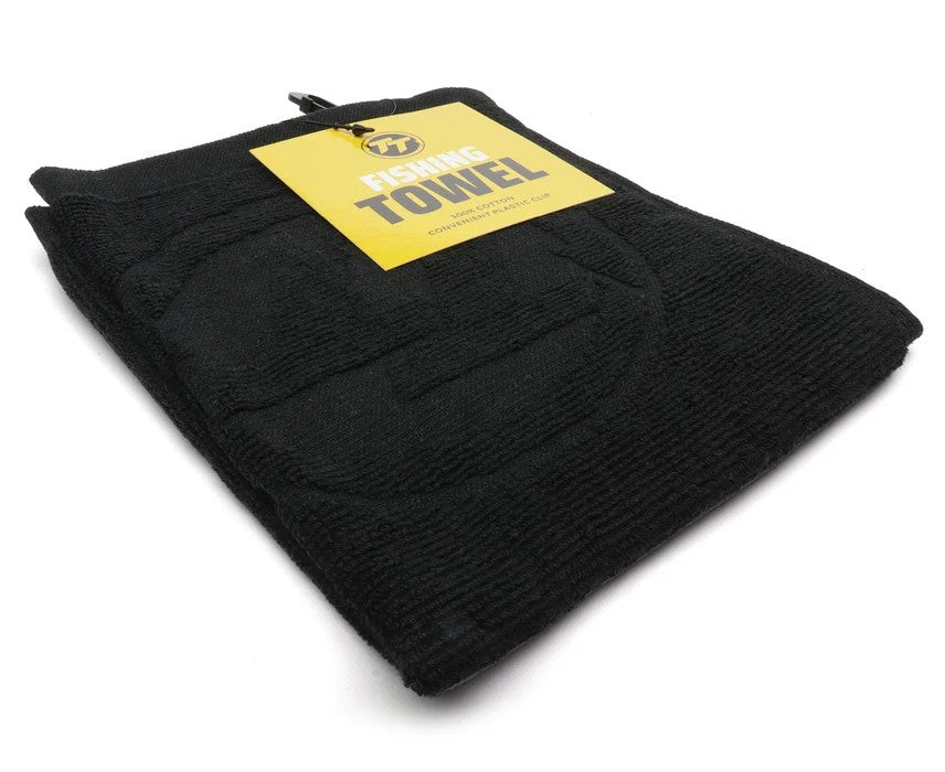TT FISHING TOWEL 40CM X 30CM BLACK