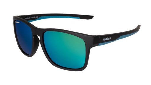 SPOTTERS SUNGLASSES KIDS DINGO MATT BLACK GREEN