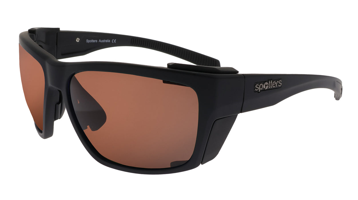 SPOTTERS SUNGLASSES (HALIDE) RENEGADE MATT BLACK