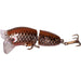 TAYLOR MADE COD WOLLAPER JOINTED BROWN MOUSE [LURECOLOUR:BROWN MOUSE]