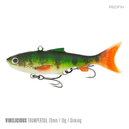 SAMAKI VIBELICIOUS 70MM THUMPER REDFIN 