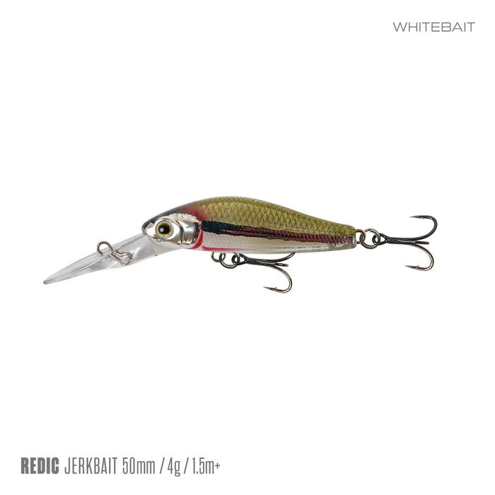 SAMAKI REDIC JERKBAIT MF50 004- WHITEBAIT [LURECOLOUR:004- WHITEBAIT]