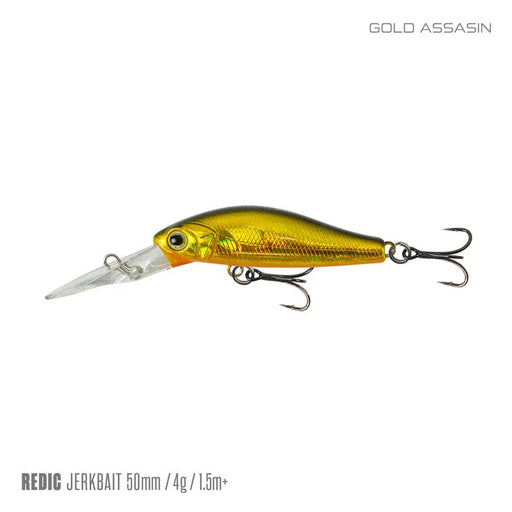 SAMAKI REDIC JERKBAIT MF50 007- GOLD ASSASSIN [LURECOLOUR:007- GOLD ASSASSIN]