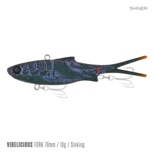 SAMAKI VIBELICIOUS 70MM FORK TAIL SHINER [LURECOLOUR:SHINER]