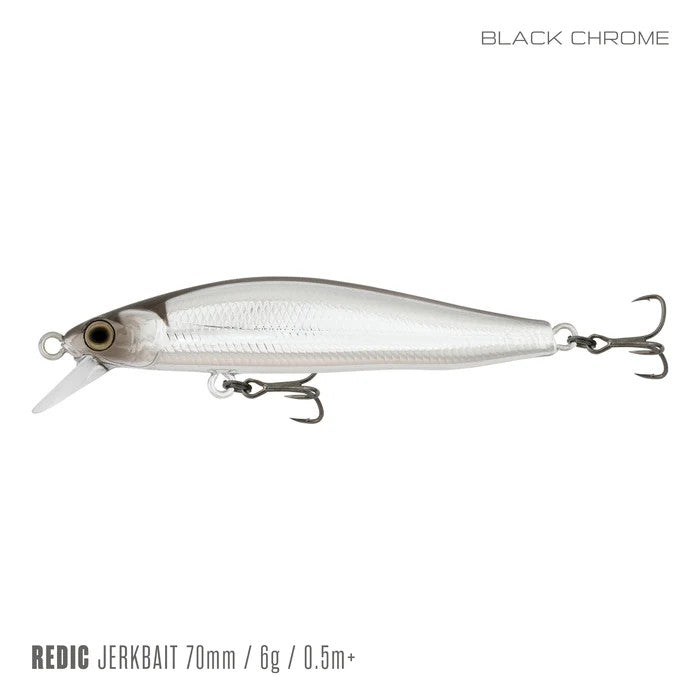 SAMAKI REDIC JERKBAIT 70SFLC BLACK CHROME [LURECOLOUR:BLACK CHROME]