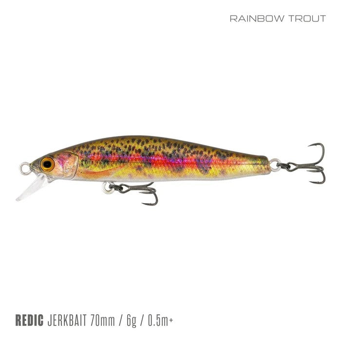 SAMAKI REDIC JERKBAIT 70SFLC RAINBOW TROUT [LURECOLOUR:RAINBOW TROUT]