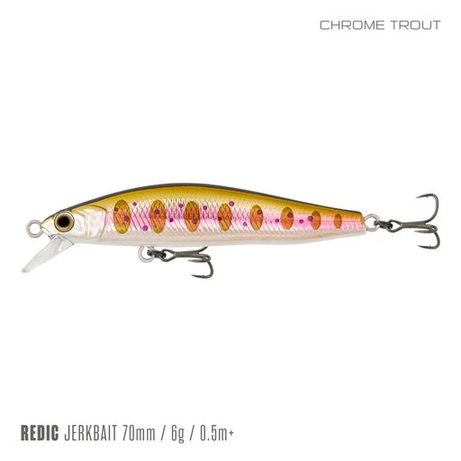 SAMAKI REDIC JERKBAIT 70SFLC CHROME TROUT [LURECOLOUR:CHROME TROUT]