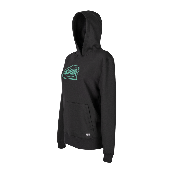 SPIKA HOODIE GO PARKS WOMENS BLACK L [SIZE:LARGE]