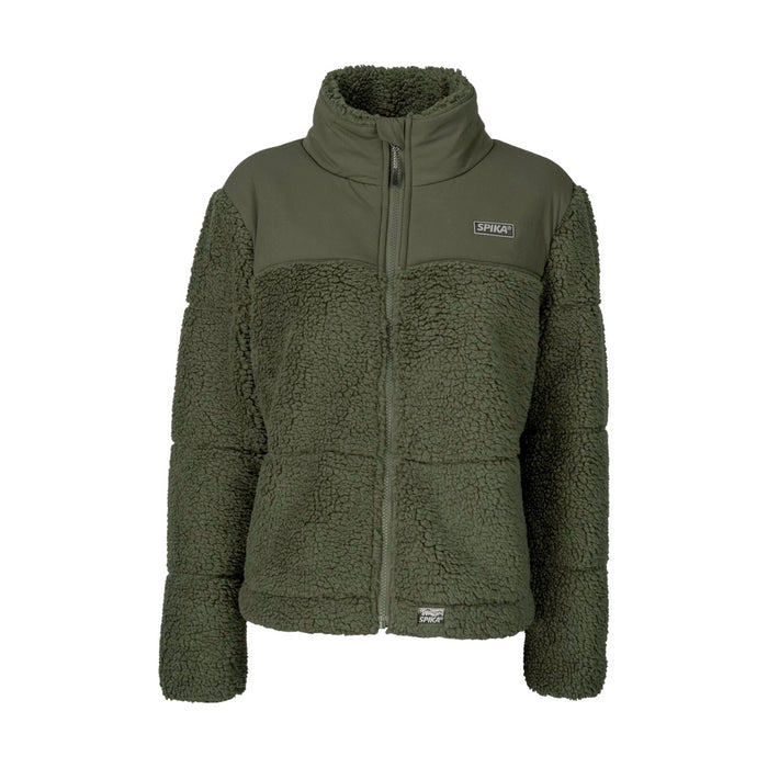 SPIKA GO CASUAL SHERPA JACKET WOMENS OLIVE 2XL [SIZE:2XL]