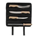 SPIKA FIELDCRAFT CERVITAUR 4PC KNIFE ROLL SANDSTORM