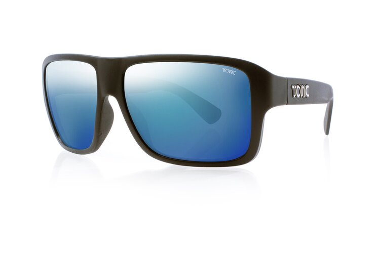 TONIC EYEWEAR SWISH MATT BLACK BLUE MIRROR