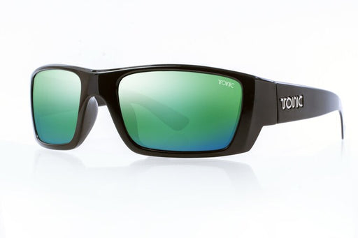 TONIC EYEWEAR RISE MATT BLACK GREEN MIRROR