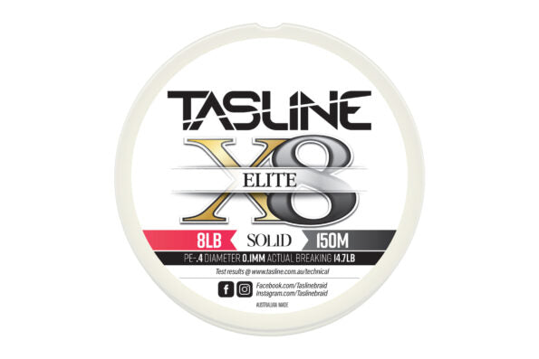 TASLINE ELITE WHITE 150M [LINESIZE:8LB]
