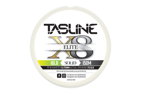 TASLINE ELITE WHITE 150M 16LB [LINESIZE:16LB]