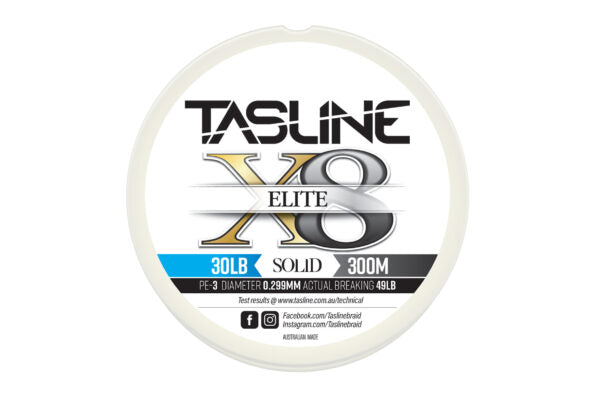TASLINE ELITE WHITE 150M 30LB [LINESIZE:30LB]