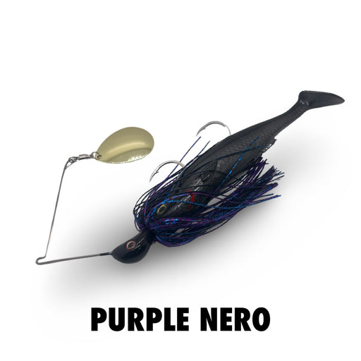 SPINWRIGHT SPINNERBAIT 1OZ IRUKANDJI 7" PURPLE NERO [LURECOLOUR:PURPLE NERO]