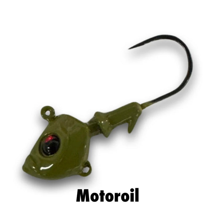 SPINWRIGHT GRUBBIN JIG HEAD MOTOR OIL [LURESIZE:3.5G]
