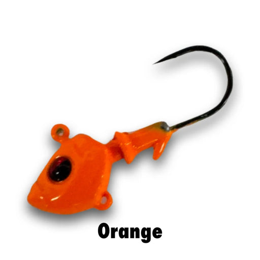 SPINWRIGHT GRUBBIN JIG HEAD FL ORANGE [LURESIZE:3.5G]