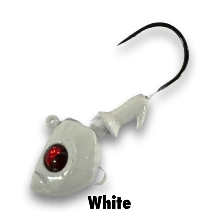 SPINWRIGHT GRUBBIN JIG HEAD 5G WHITE [LURESIZE:5G]