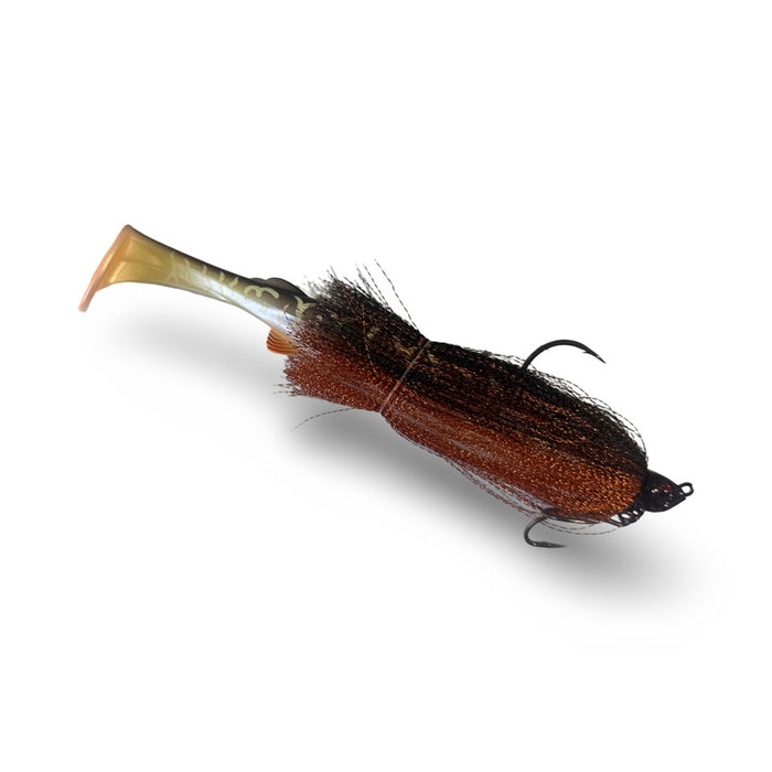 SPINWRIGHT LURES FLUFFBALL 1OZ 8" NATURAL PIKE [LURECOLOUR:NATURAL PIKE]