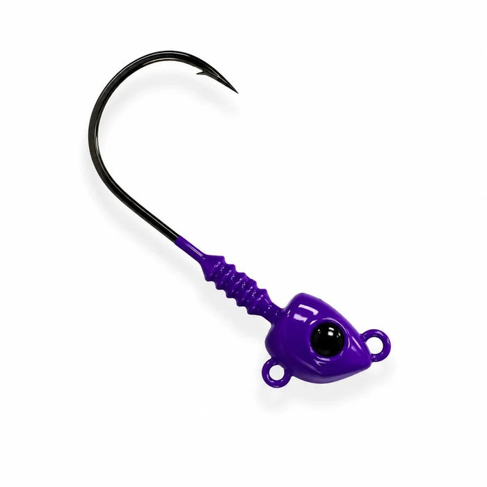 SPINWRIGHT LURES SWIMJIG HEAD 1OZ PURPLE 3PK [LURECOLOUR:PURPLE]