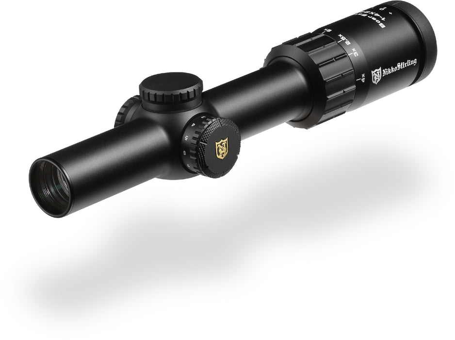 NIKKO STIRLING BOAR EATER 30MM 1-6X24 ILLUMINATED RETICLE NO 4 DOT