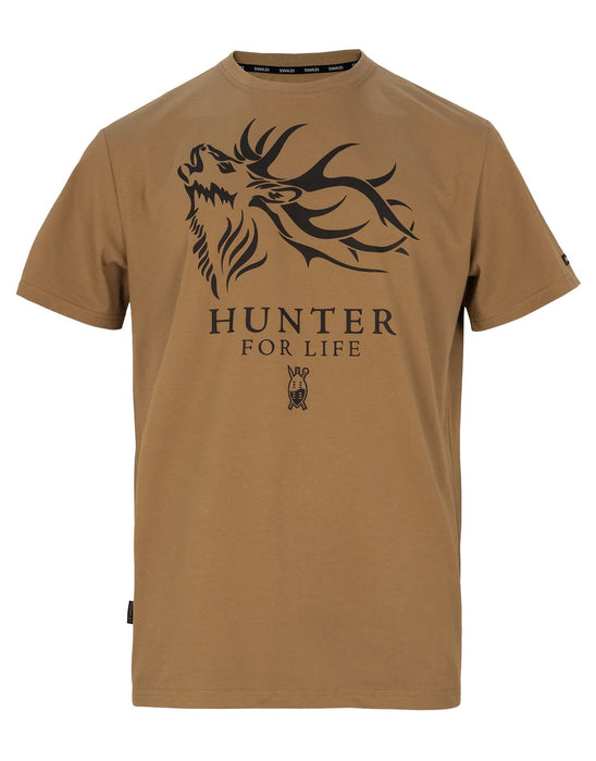SWAZI HUNTER FOR LIFE TEE MENS TUSSOCK [SIZE:SMALL]