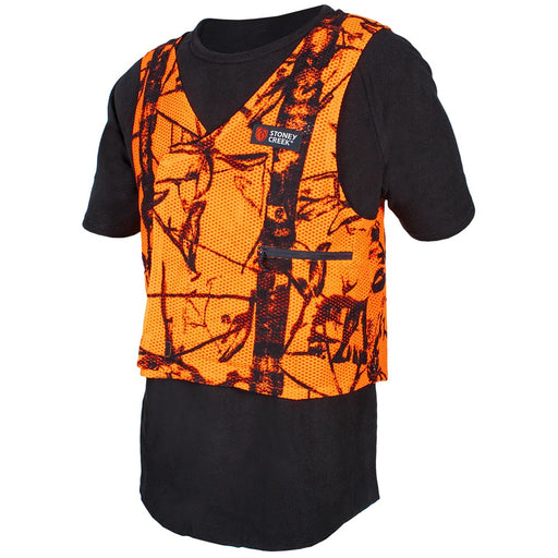 STONEY CREEK MESH VEST BLAZE ORANGE XL/2XL [SIZE:XL/2XL]